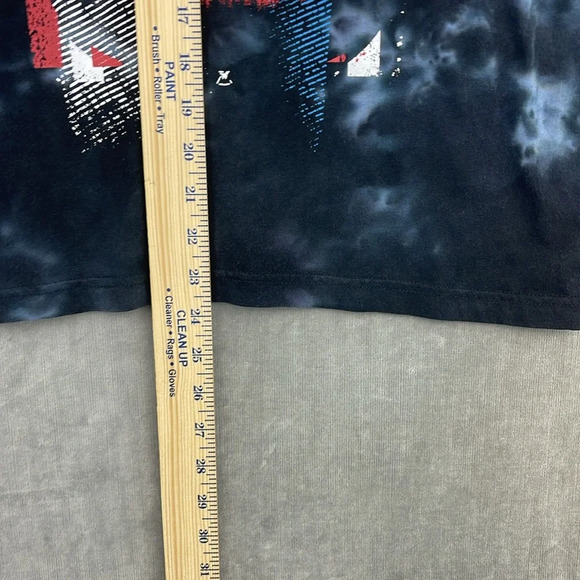 Fender T-Shirt Guitar American Flag Tee‎ Tie Dye Music Patriotic Size Small - Picture 5 of 7